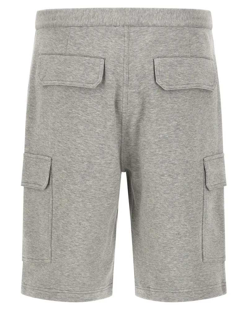 Brunello Cucinelli Men's Gray Cotton Bermuda Shorts Gray