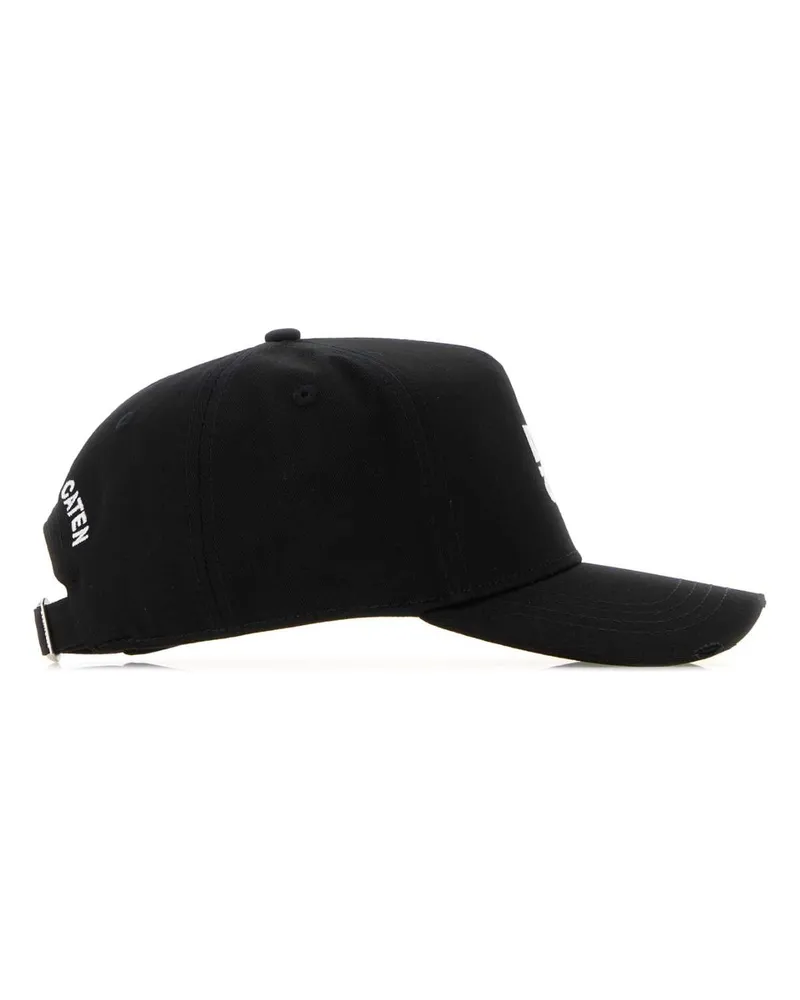 Dsquared2 Black Exterior: Cotton Cappelli Hat Black