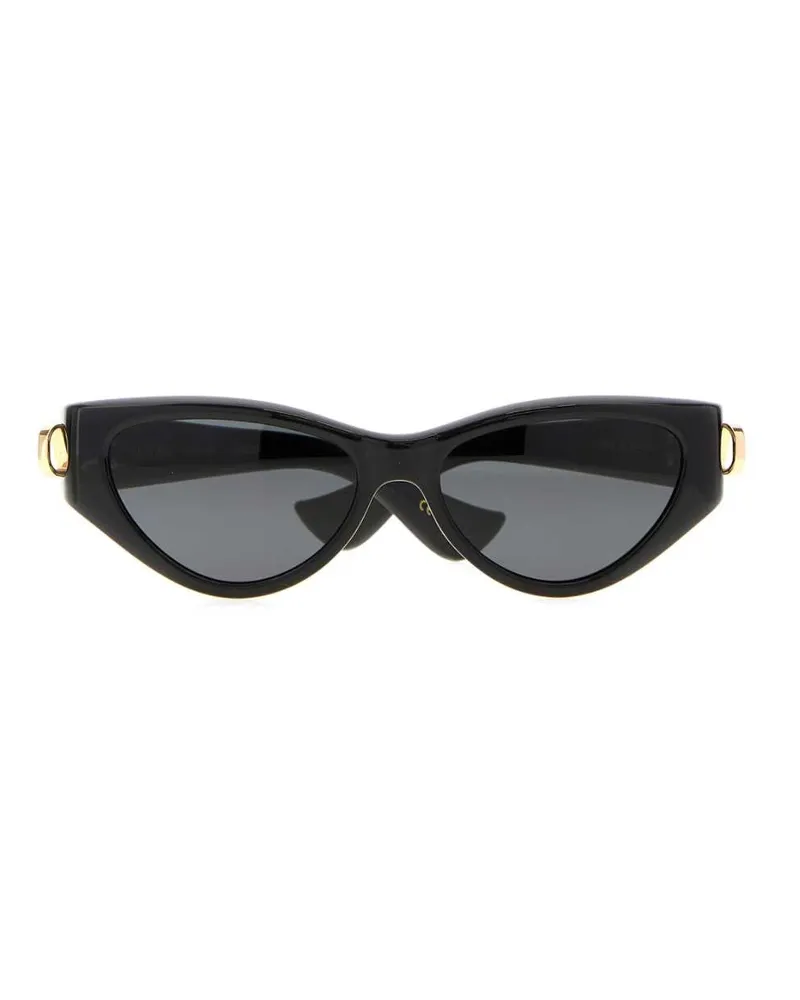 Valentino Garavani Women's Black Acetate Sunglasses Blackblackgrey Exterior: Occhiali Da Sole Black