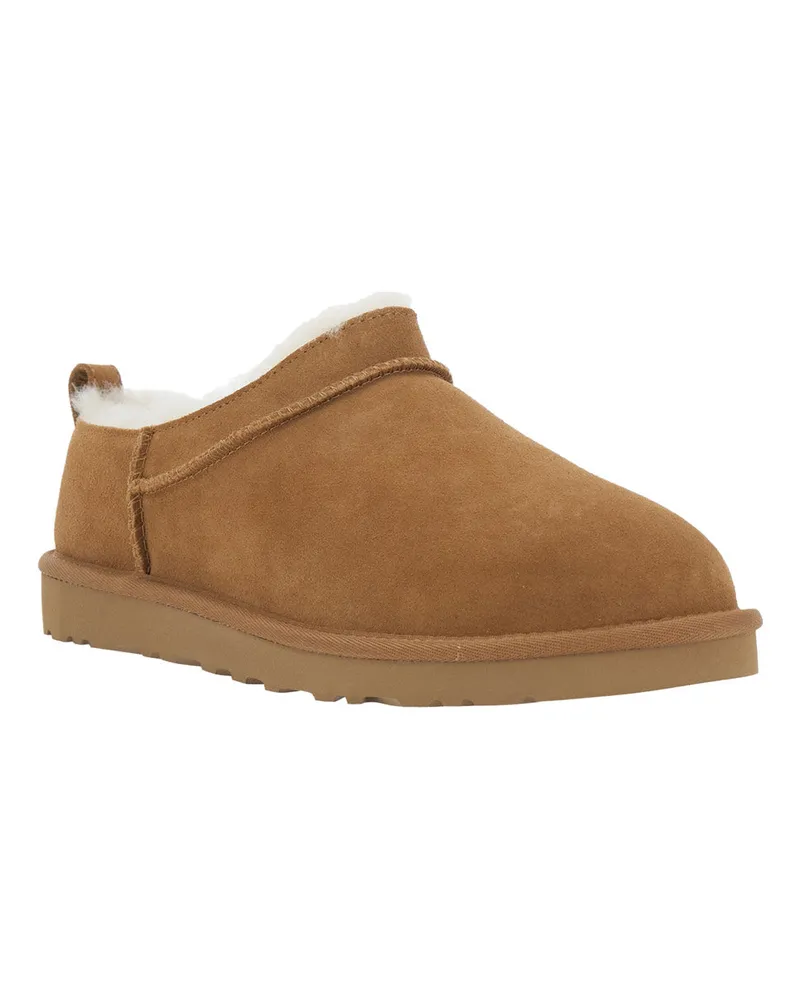 UGG Men's Mules Classic Micro Brown Synthetic Material Brown