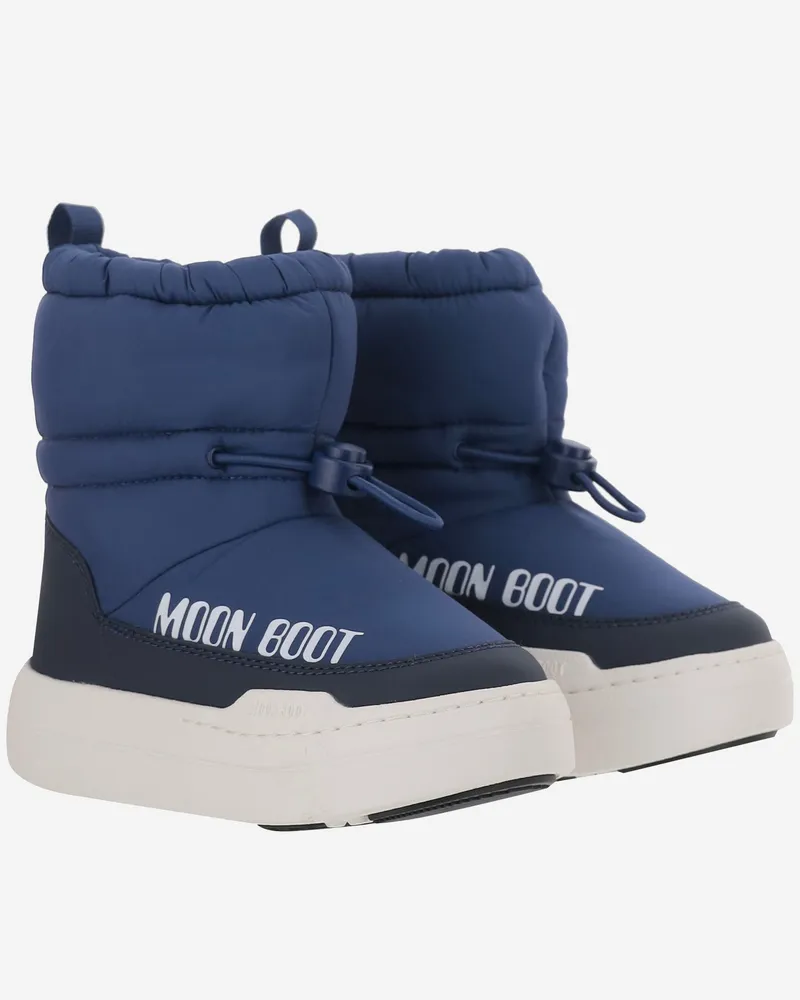 Moon Boot Nylon Snow Boots — Navy Navy