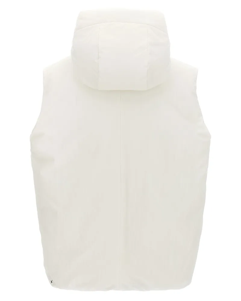 Jil Sander Men's White Polyester Sleeveless Jacket Clothing White