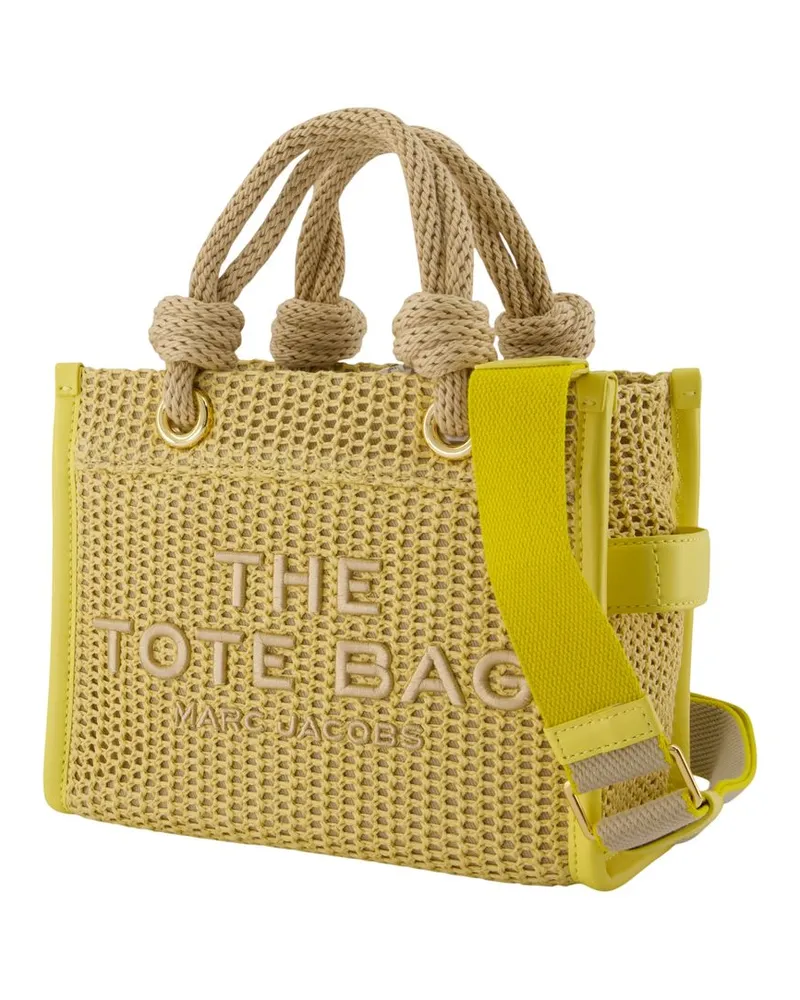 Marc Jacobs Women's The Small Tote Shopper Bag -  Synthetic Beige Totes-Shopping-Bags Yellow