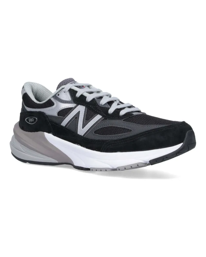 New Balance Men's Sneakers Black Mesh Black