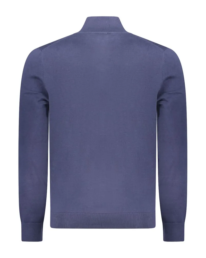 Timberland Cotton Full-Zip Cardigan — Blue Blue