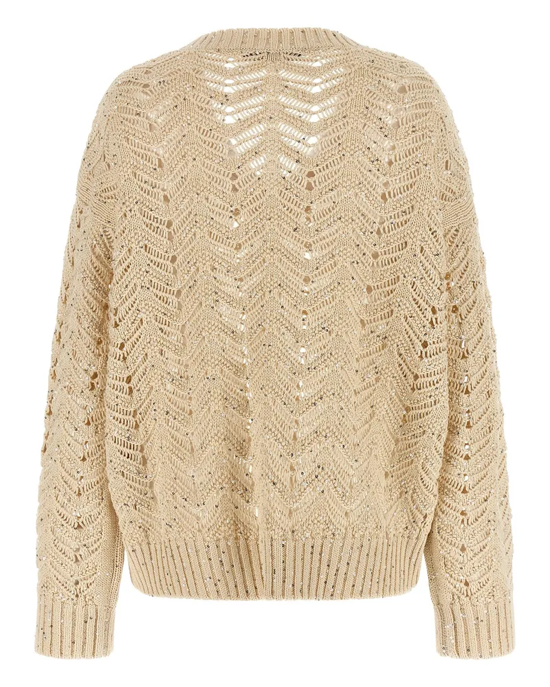 Max Mara Women's Beige Cotton Cardigan Clothing Beige