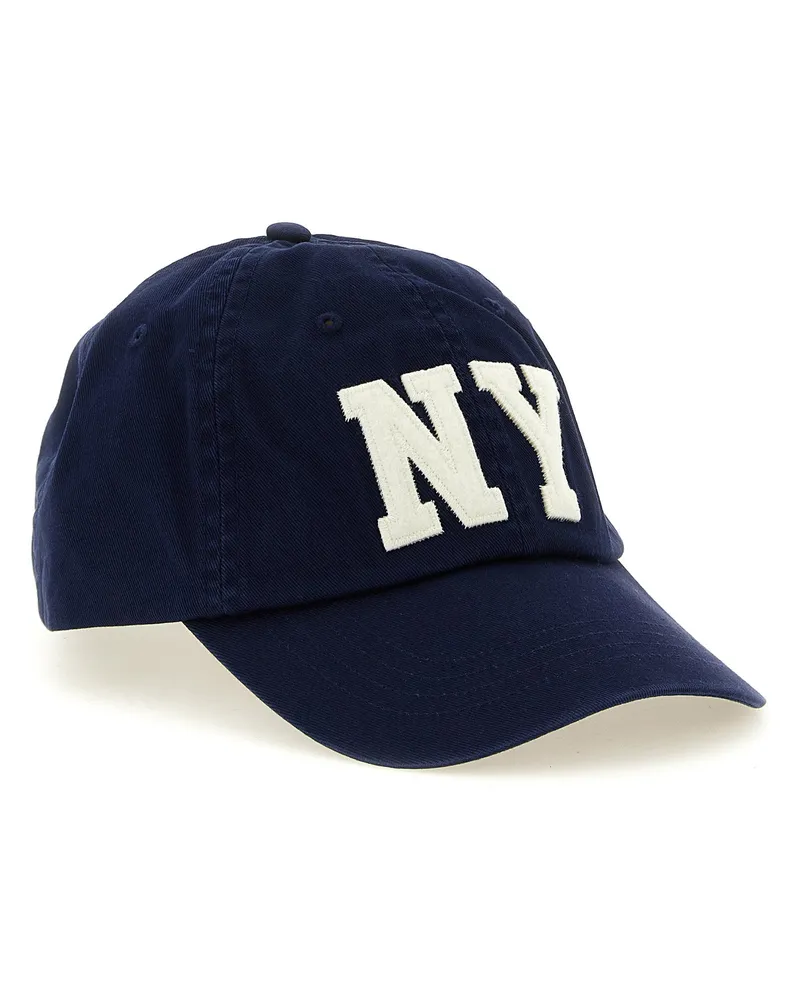 Ralph Lauren NY Embroidered Baseball Cap — Navy Navy