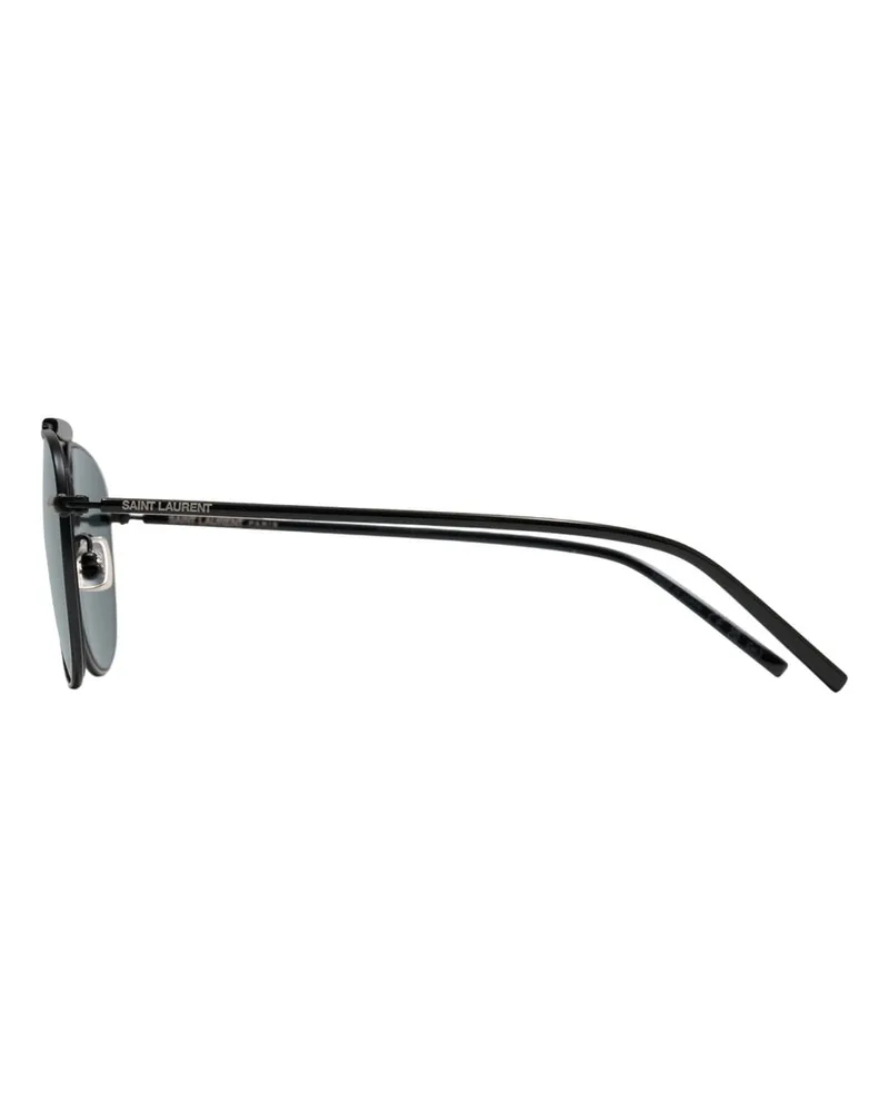 Saint Laurent Unisex Sl Sunglasses Black Metal Black