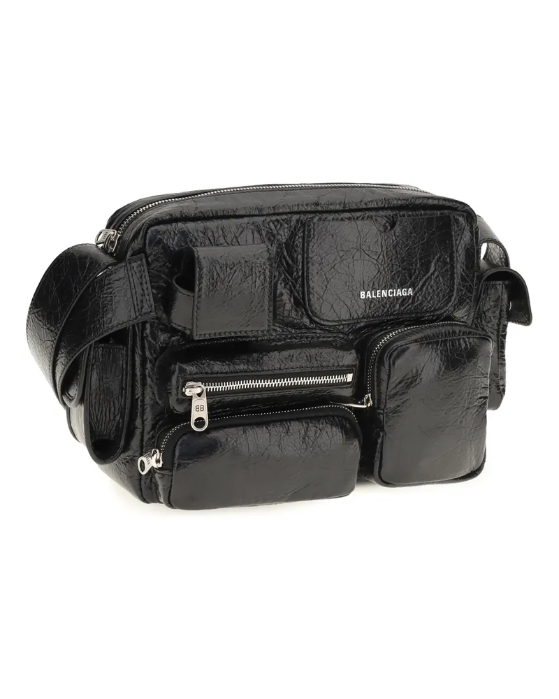 Balenciaga Superbusy Shoulder Bag — Black Black