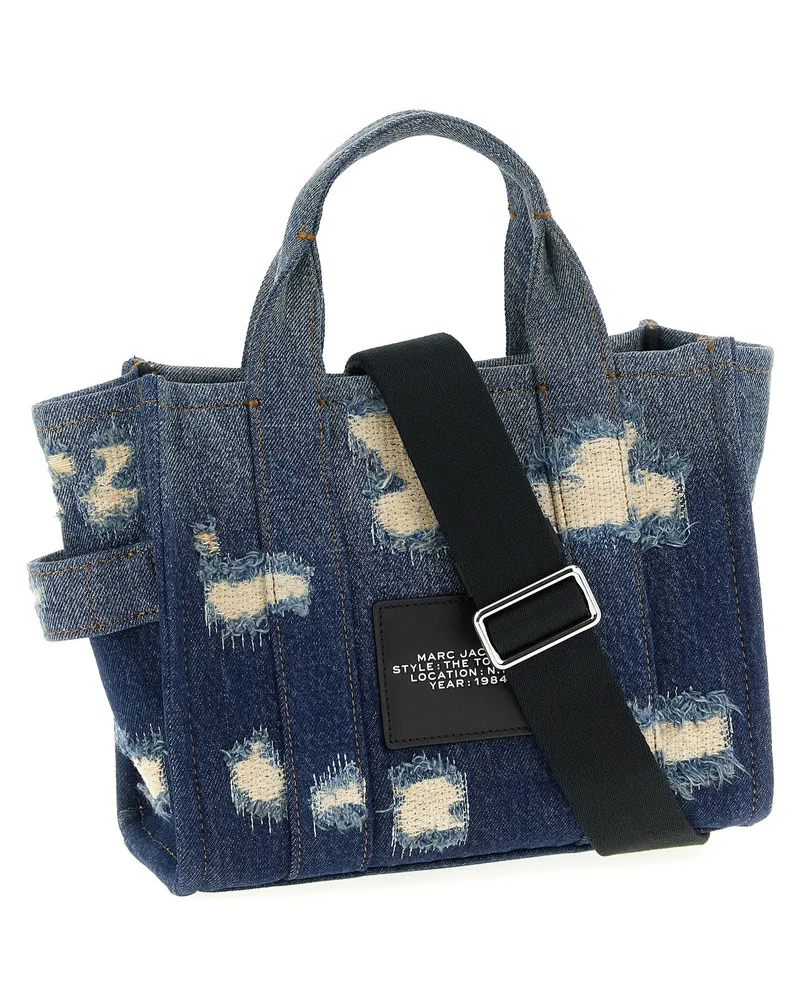 Marc Jacobs Women's Blue Cotton Tote Bag Blue