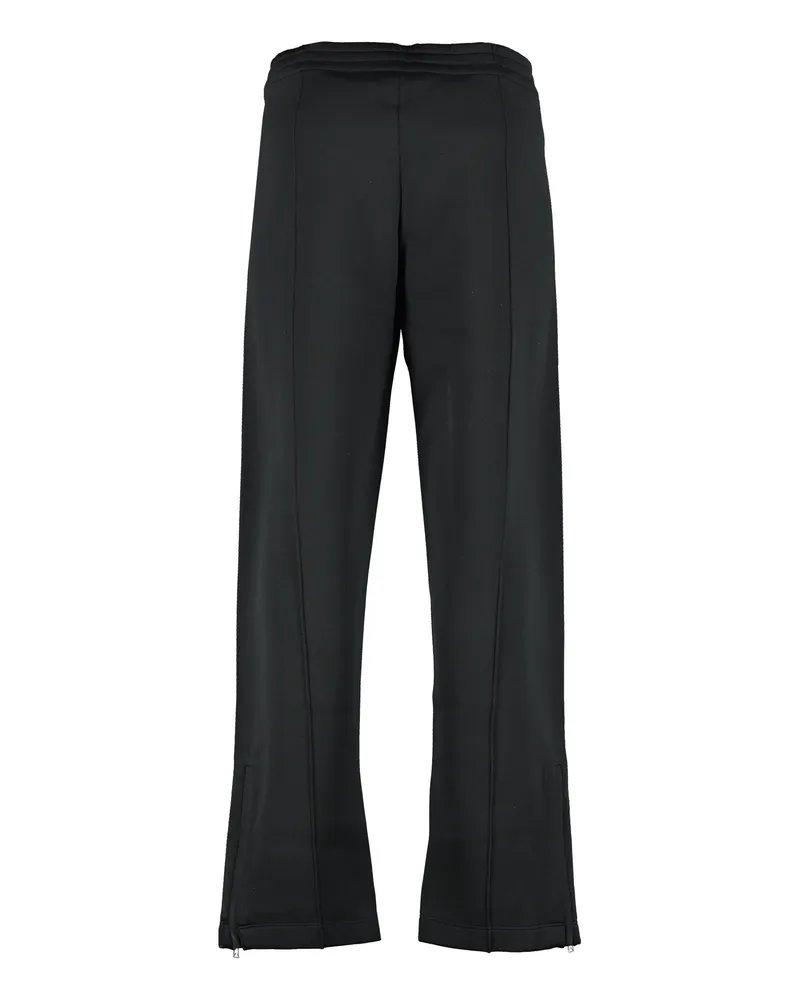 Bottega Veneta Men's Technical Fabric Track Trousers Black Viscose Pants Black