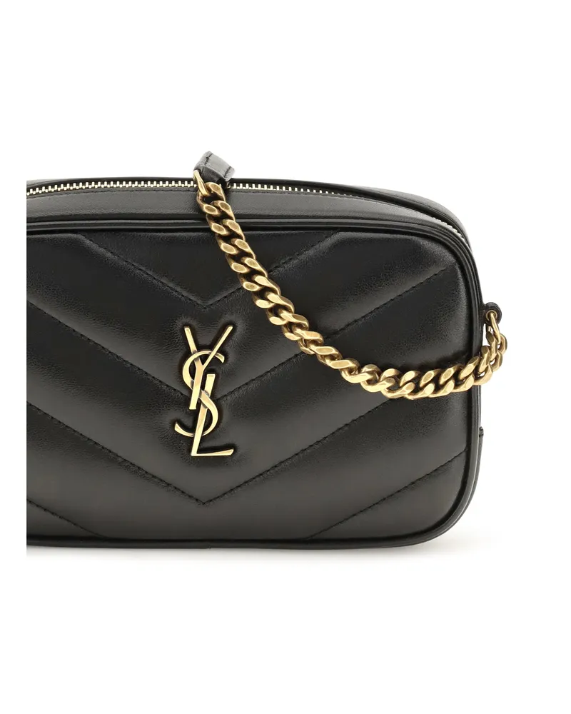 Saint Laurent Women's Shoulder Bag Daytona Black Lamb Leather Black