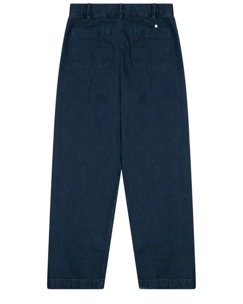 Closed Blue Denim Trousers — Blue Blue
