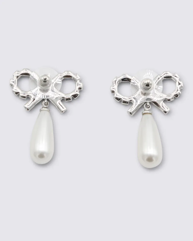Self-Portrait Women's Bijoux Pearl _copper White