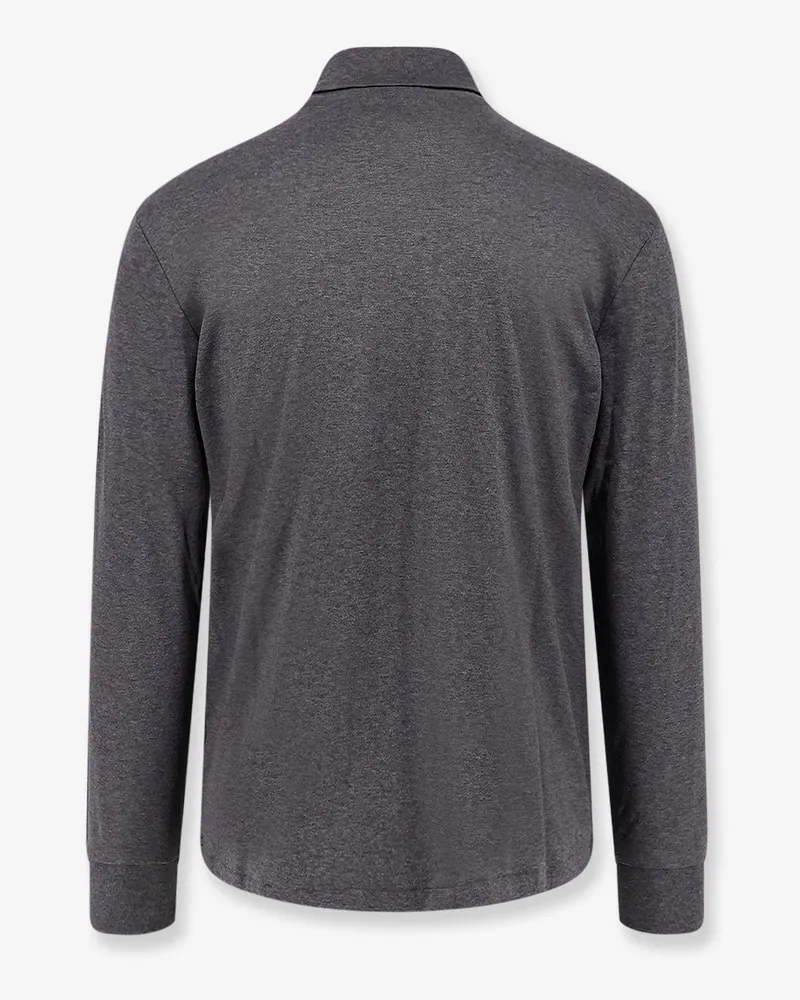 Ralph Lauren Men's Turtleneck Sweater Cotton Grey Gray