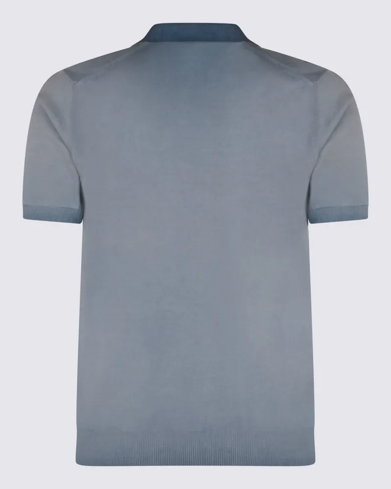 Altea Men's T-Shirts And Polos Azzurro _100 % Co Blue
