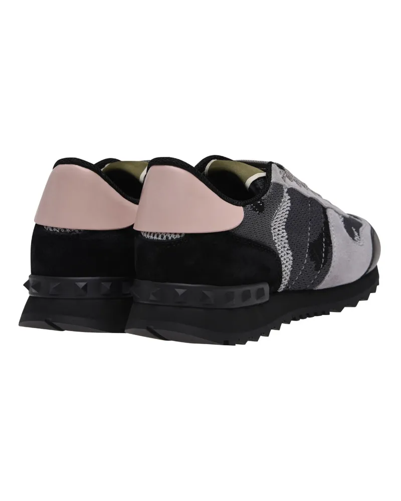 Valentino Garavani Women's Rockstud Camo Sneakers Multiple Colors Shoes Multicolor