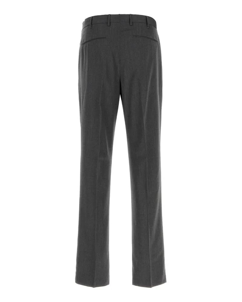 PT TORINO Men's Dark Grey Stretch Wool Pant Antracite Pantaloni Trousers Gray