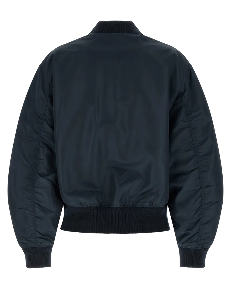 Prada Nylon Bomber Jacket — Black Black