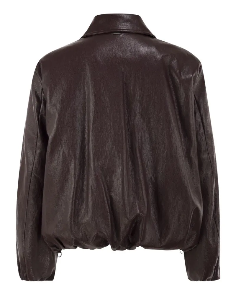 Herno Balloon Hem Jacket — Bordeaux Bordeaux
