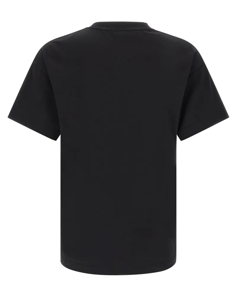 Palm Angels Men's Black Cotton T-Shirt Black