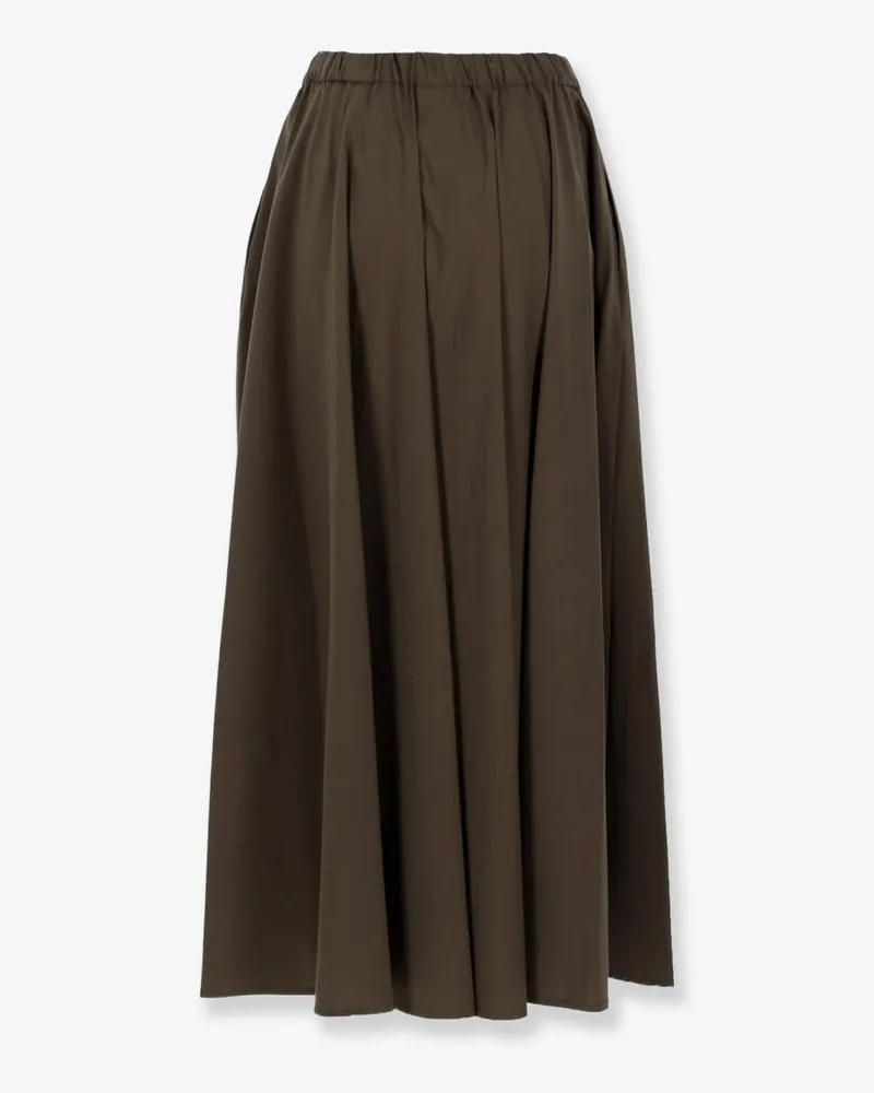 ASPESI Women's Cotton Skirt Green Green