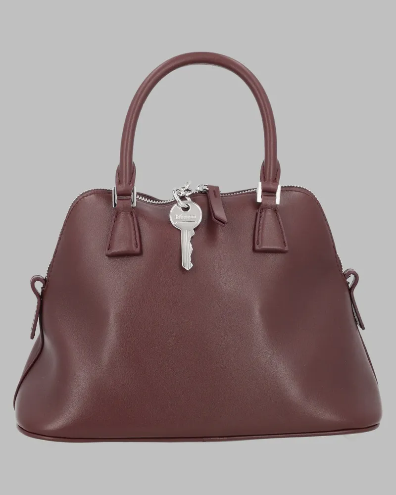 Maison Margiela Unisex Shoulder Bag 5ac Soft Mini Leather Bordeaux Burgundy