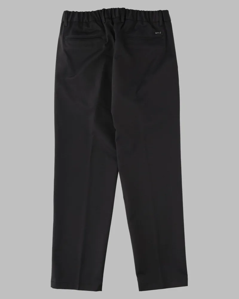 Herno Elasticated Straight-Leg Trousers — Black Black