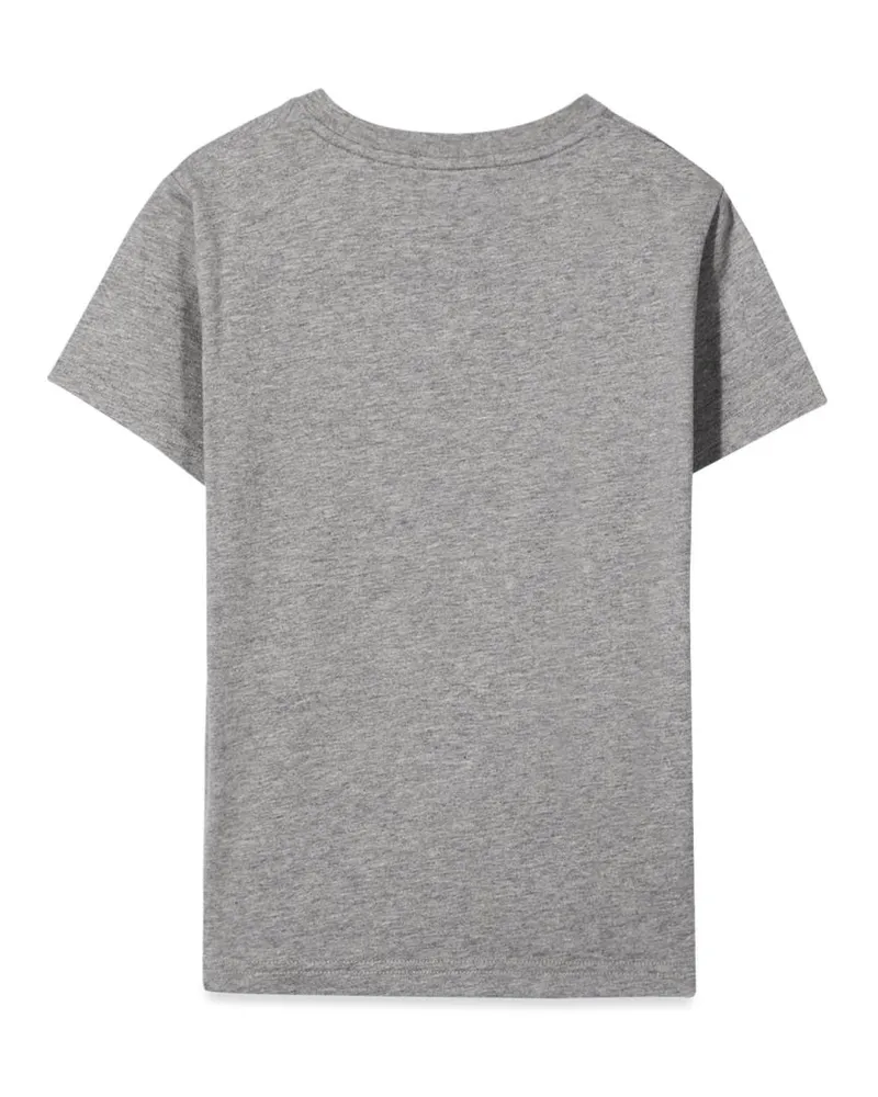 Fred Perry Embroidered Cotton T-Shirt — Gray Gray