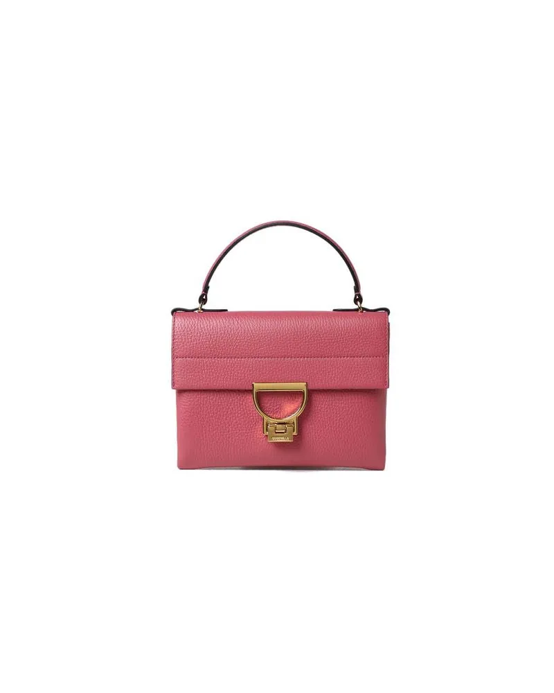 Coccinelle Women's Handbag Rosewood Cowhide Bags - Handbags Red