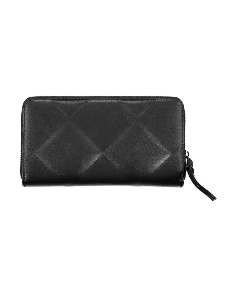 Calvin Klein Quilted Leather Wallet — Black Black
