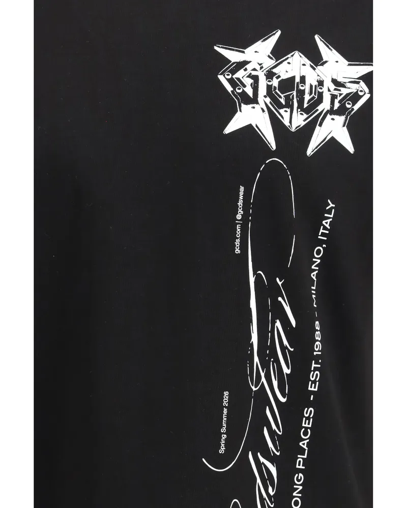 GCDS Archive History Print T-Shirt — Black Black
