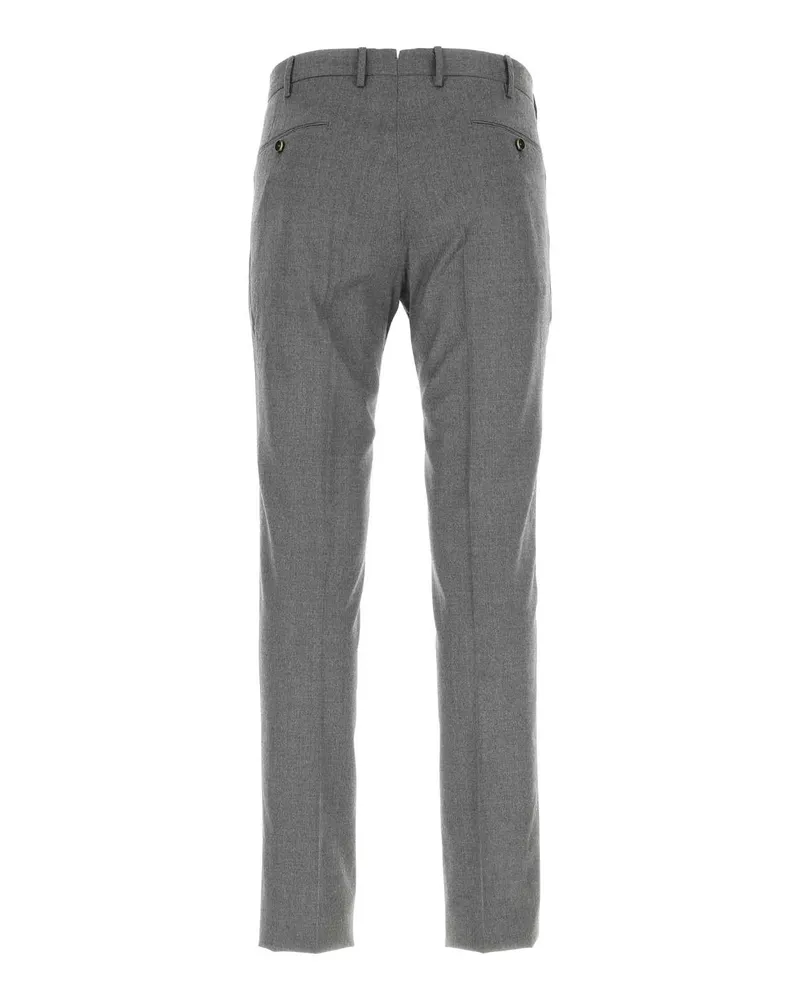 PT TORINO Men's Dark Grey Stretch Virgin Wool Pant 0230 Pantaloni Trousers Gray
