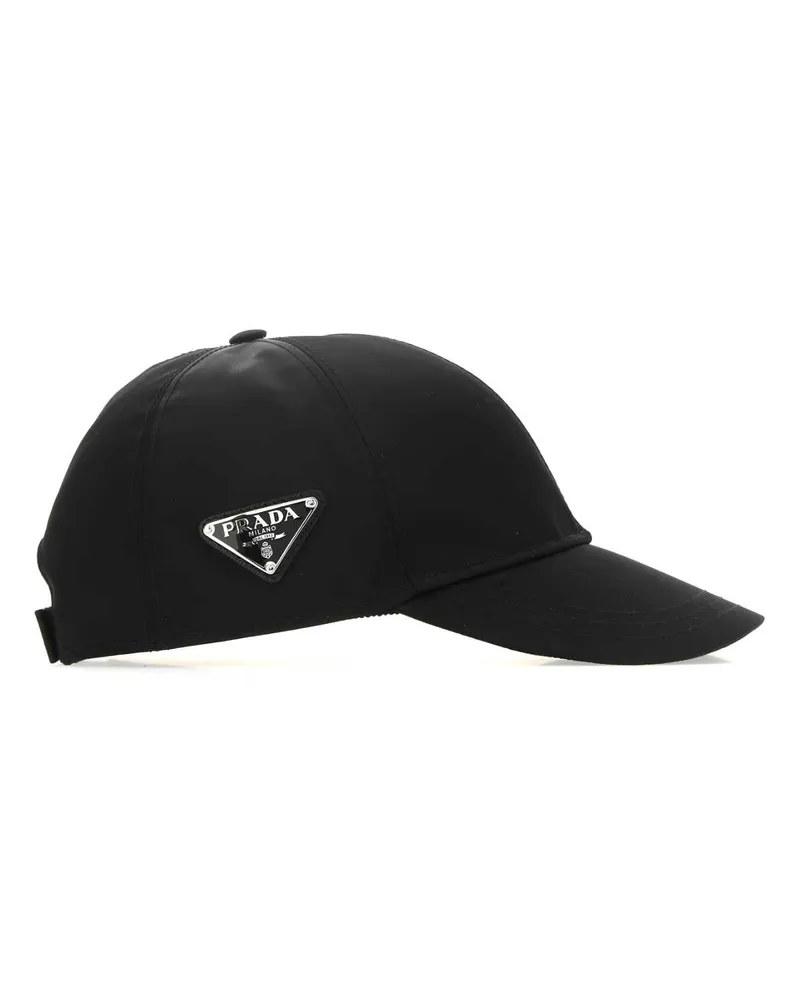 Prada Women's Black Nylon Baseball Cap F0002 Cappelli E Fasce Per Capelli Hat Black