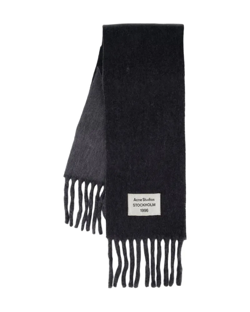 Acne Studios Wool Scarf — Black Black
