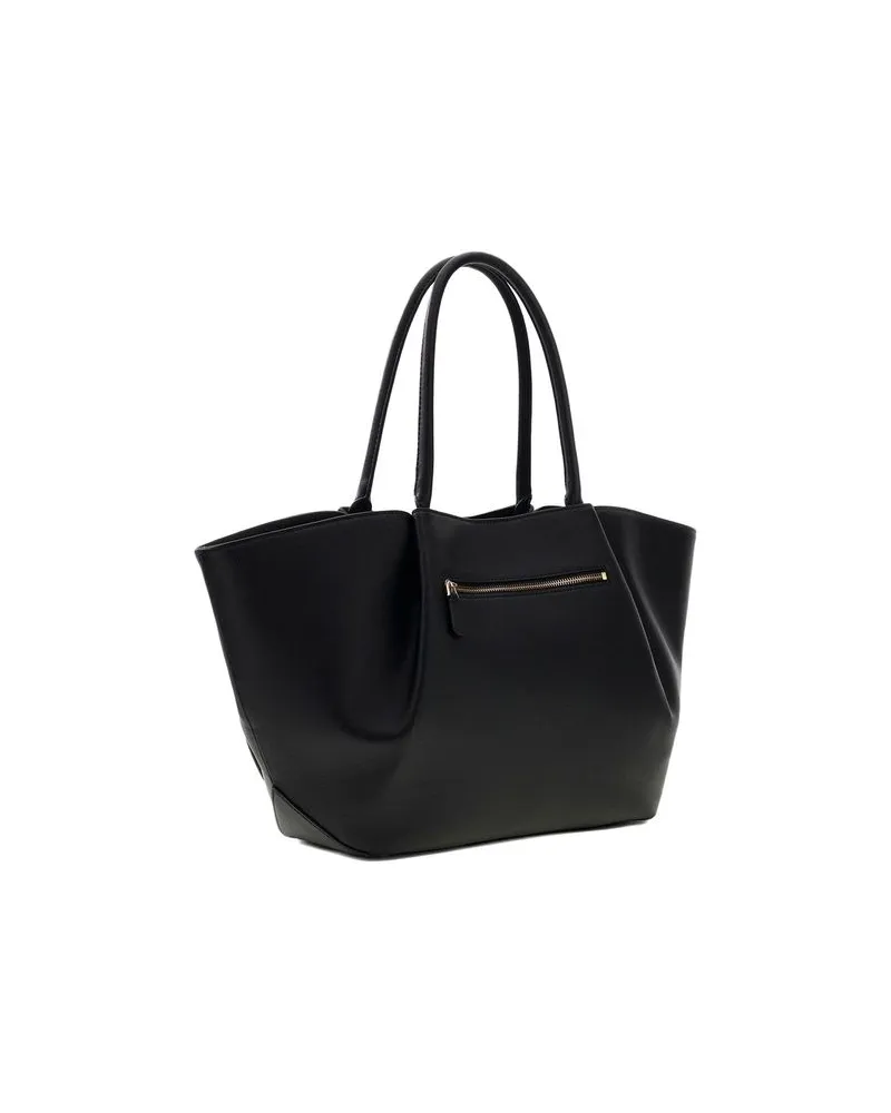 Guess Synthetic Tote Bag — Black Black