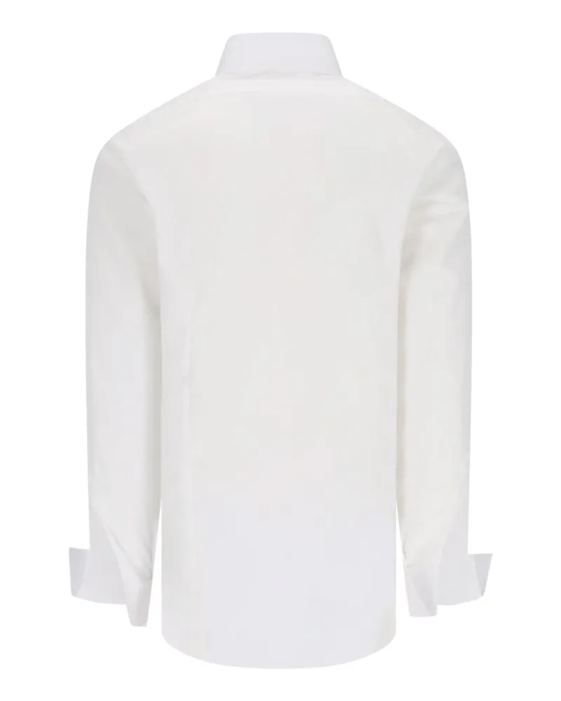 BARBA Men's Shirts White Cotton White