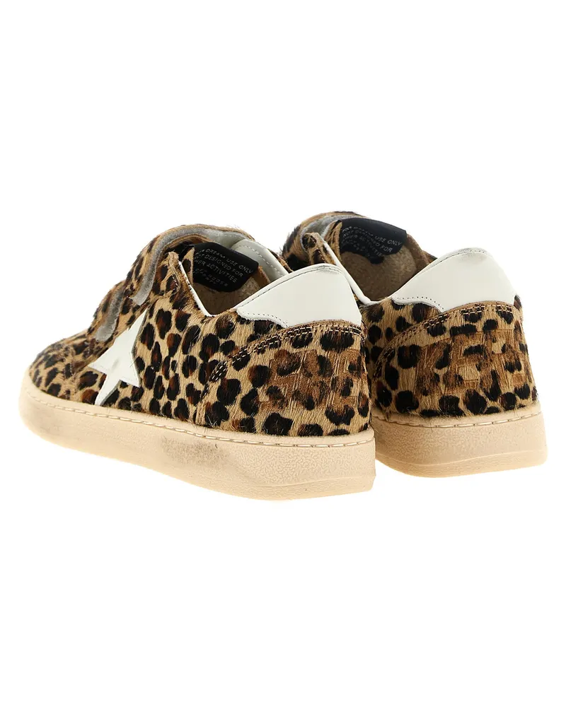 Golden Goose Ball Star Sneakers — Leopard Leopard