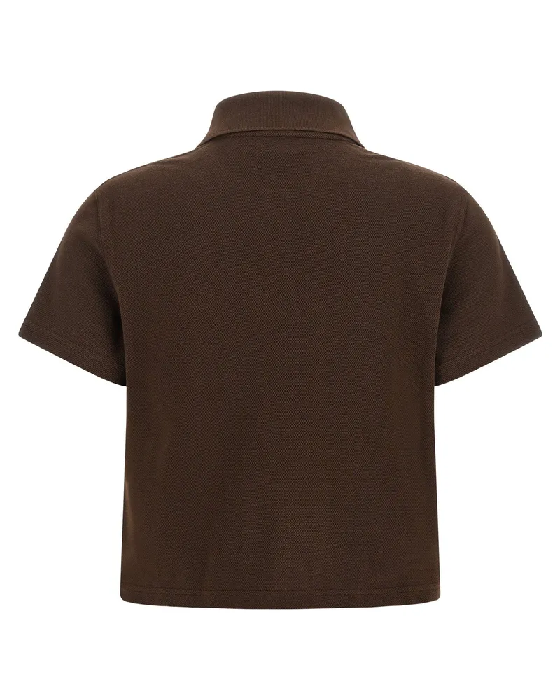 Saint Laurent Polo Shirt — Brown Brown