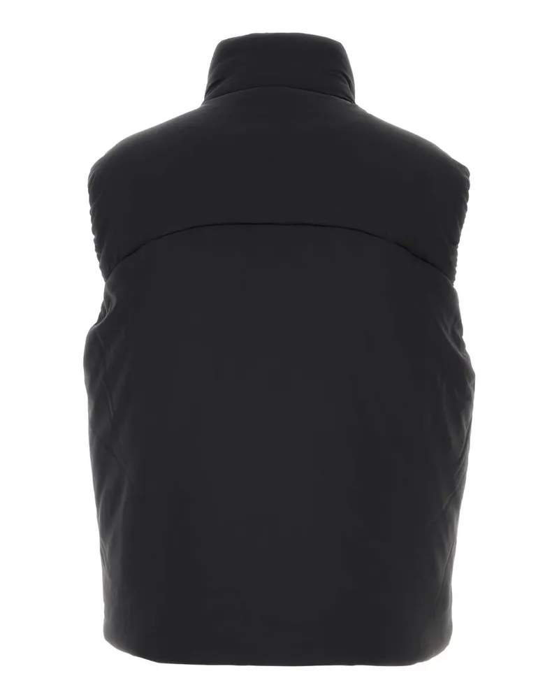 Herno Quilted Down Vest — Black Black