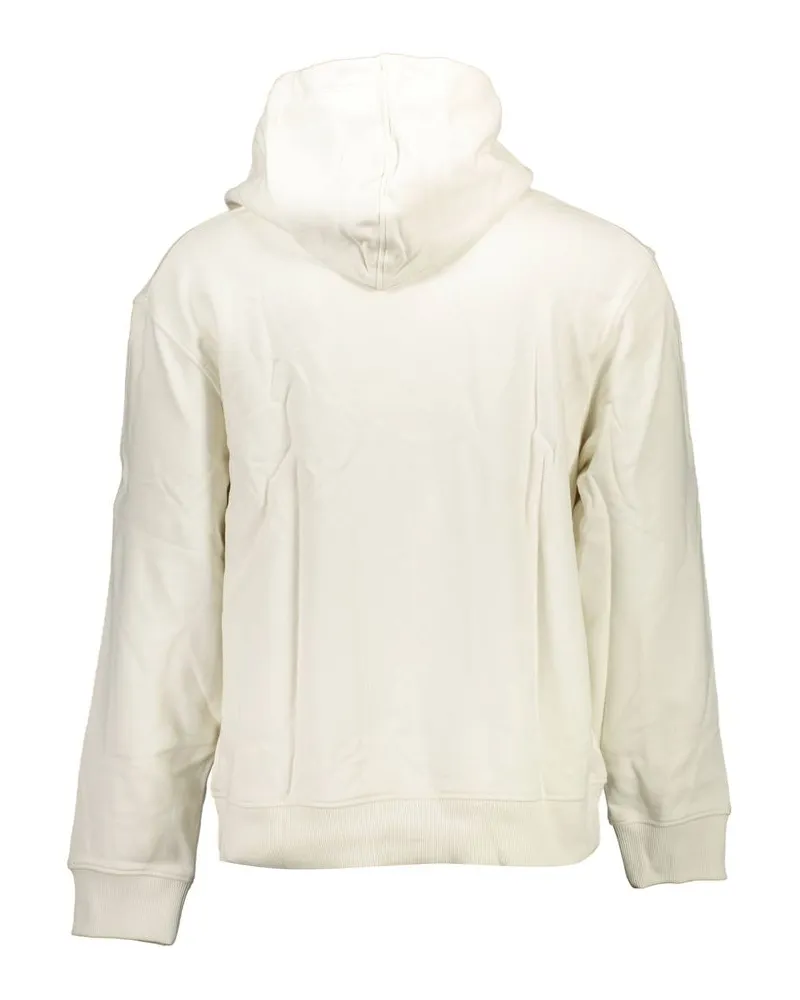 Calvin Klein Cotton Logo Hoodie — White White