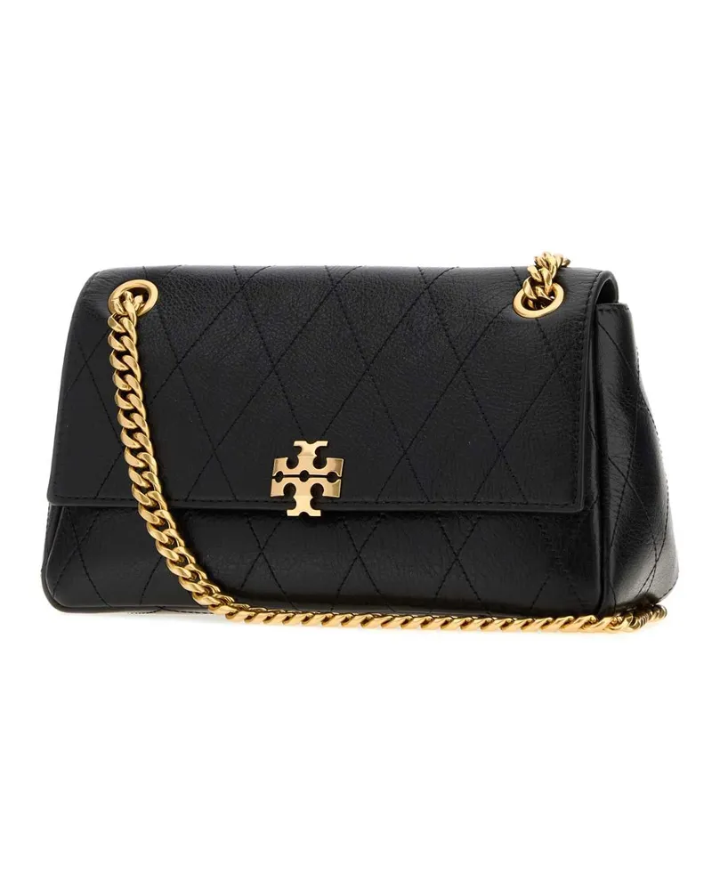 Tory Burch Women's Black Leather Small Charlie Shoulder Bag Borse A Mano Black