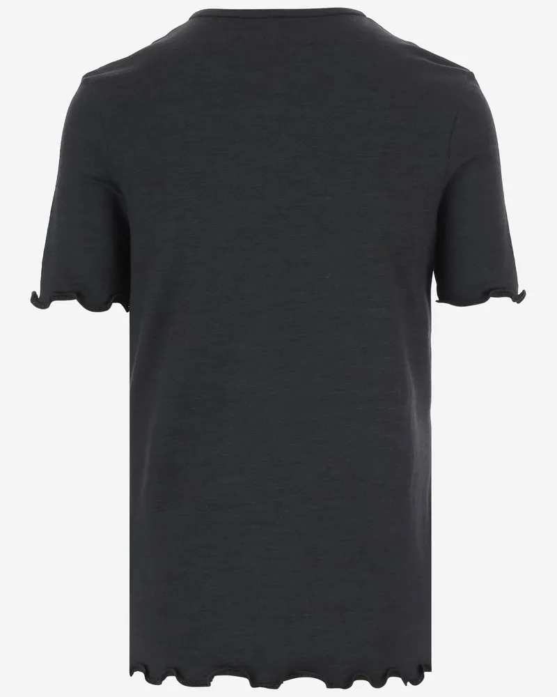 Jil Sander Women's Silk Blend T-Shirt Black T-Shirts & Jerseys Black