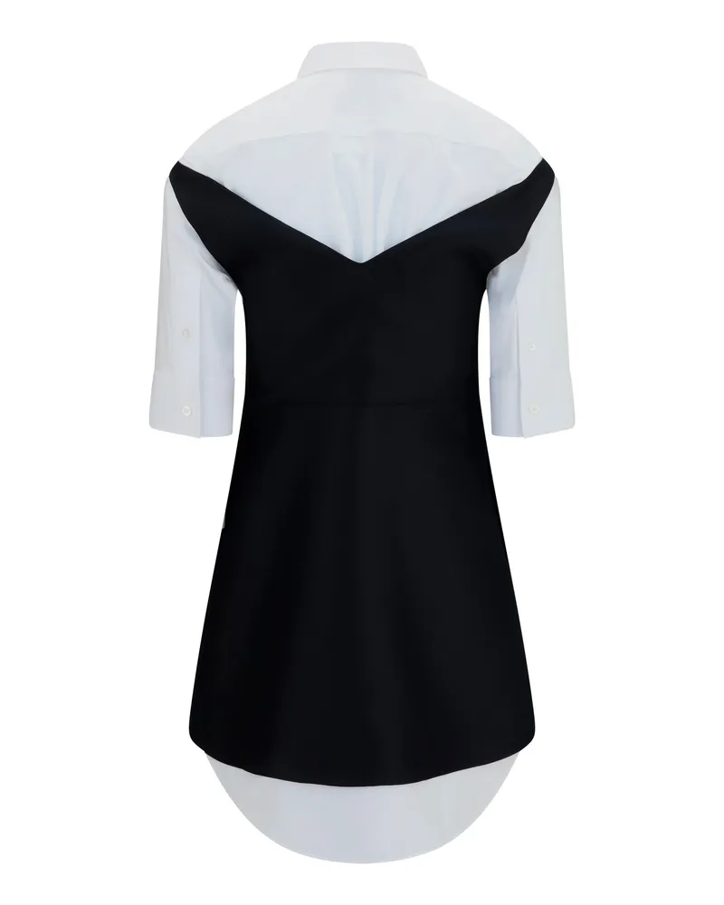 Balenciaga Women's Shirt Dress Hybrid Black Black