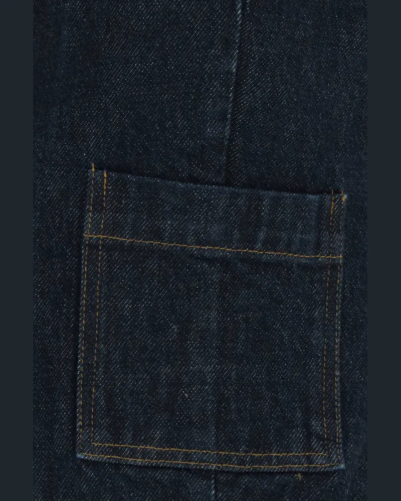 Frame Denim Denim Vest — Blue Blue
