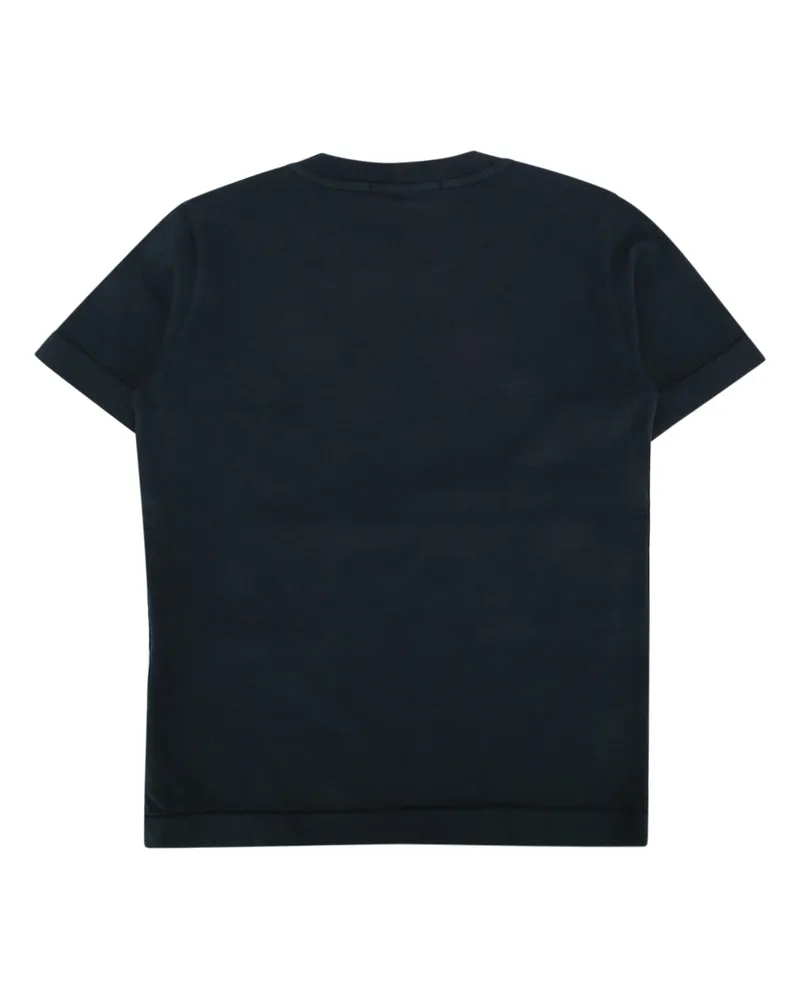 Stone Island Boys' Logo Patch T-Shirt Navy Cotton Navy