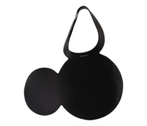 Women's Disney Shoulder Bag Black Calfskin