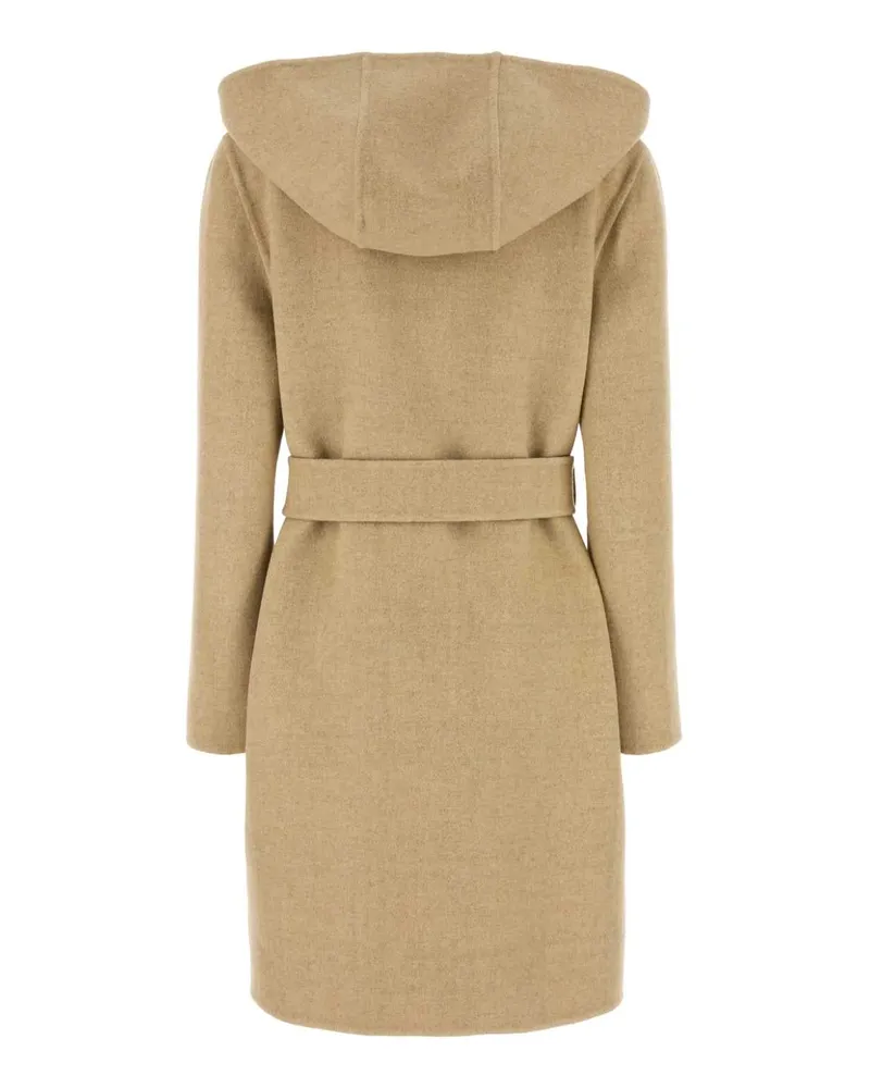 Burberry 8113069 B9368 Sandipcheck Exterior: Wool Cappotti Coat Beige