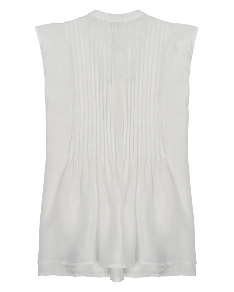 P.A.R.O.S.H. Pure Silk Blouse — White White