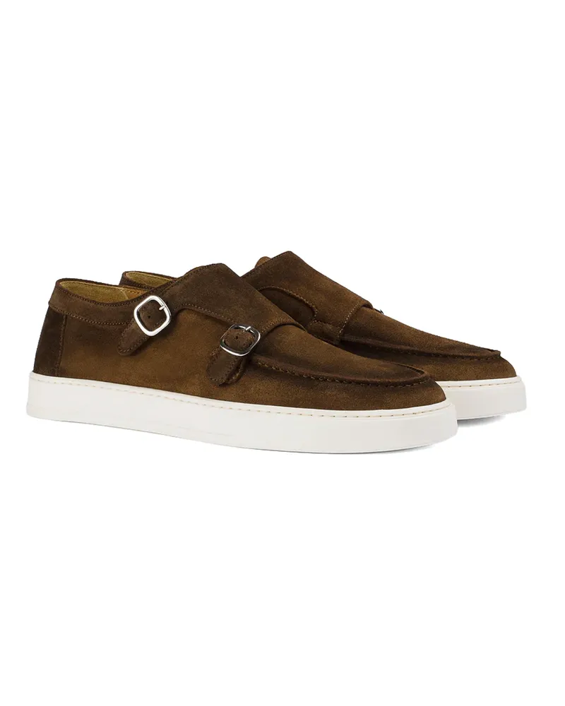 Doucal´s Men's Sneakers Juke Snuff Suede Snuff-Chalk Trainers Snuff/chalk Brown